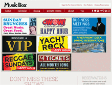 Tablet Screenshot of musicboxcle.com